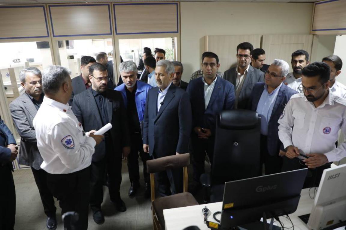 بازدید استاندار فارس و رییس دانشگاه علوم پزشکی شیراز از مرکز اورژانس فارس به روایت تصویر/ 19 تیر 1404
